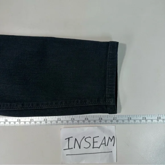 EXPRESS Perfect Curves Black High Rise Denim Legging JEANS Sz 8R Stretch… - Picture 10 of 12